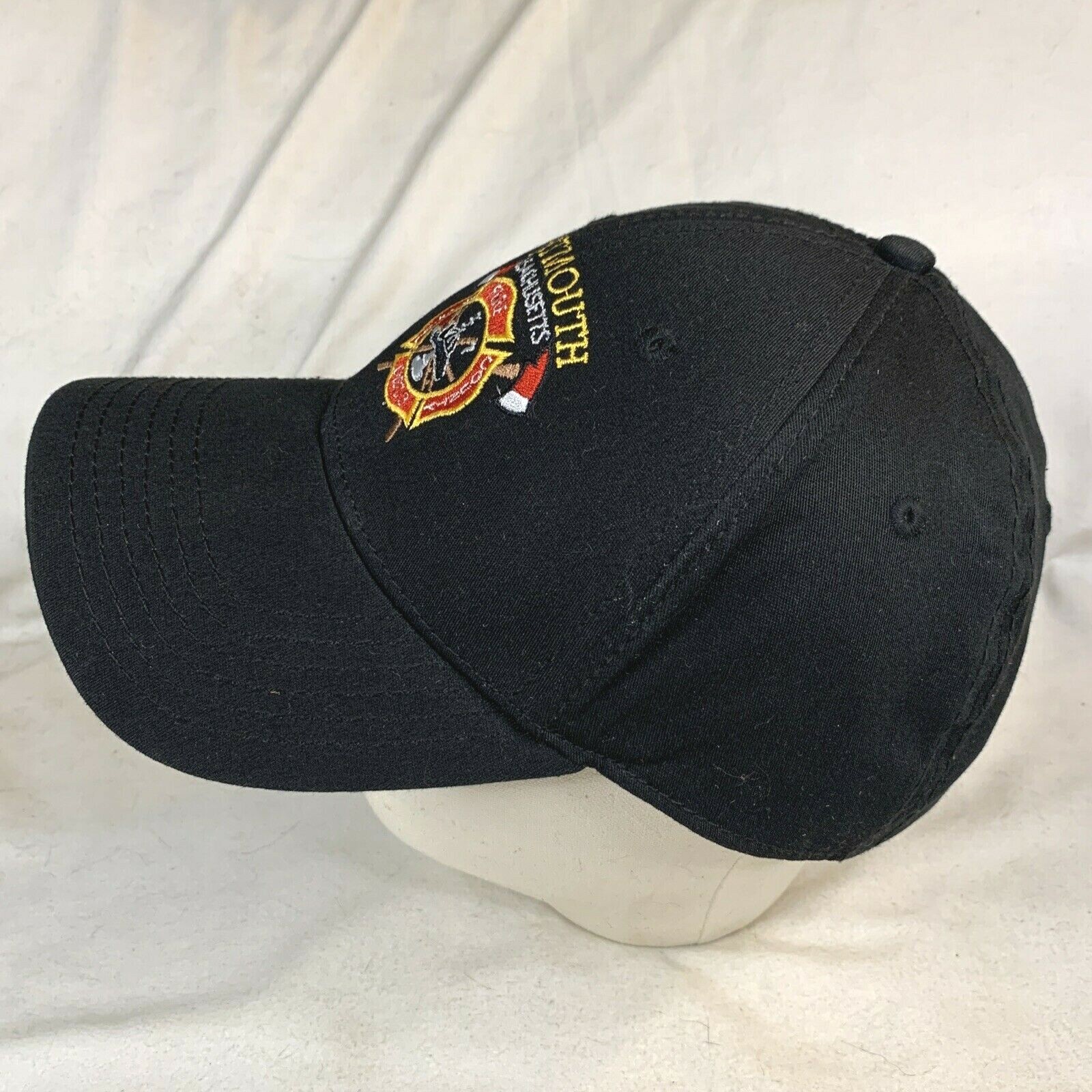 Dartmouth Massachusetts Hat Bristol County Fire District 3 Cap Black Adjustable