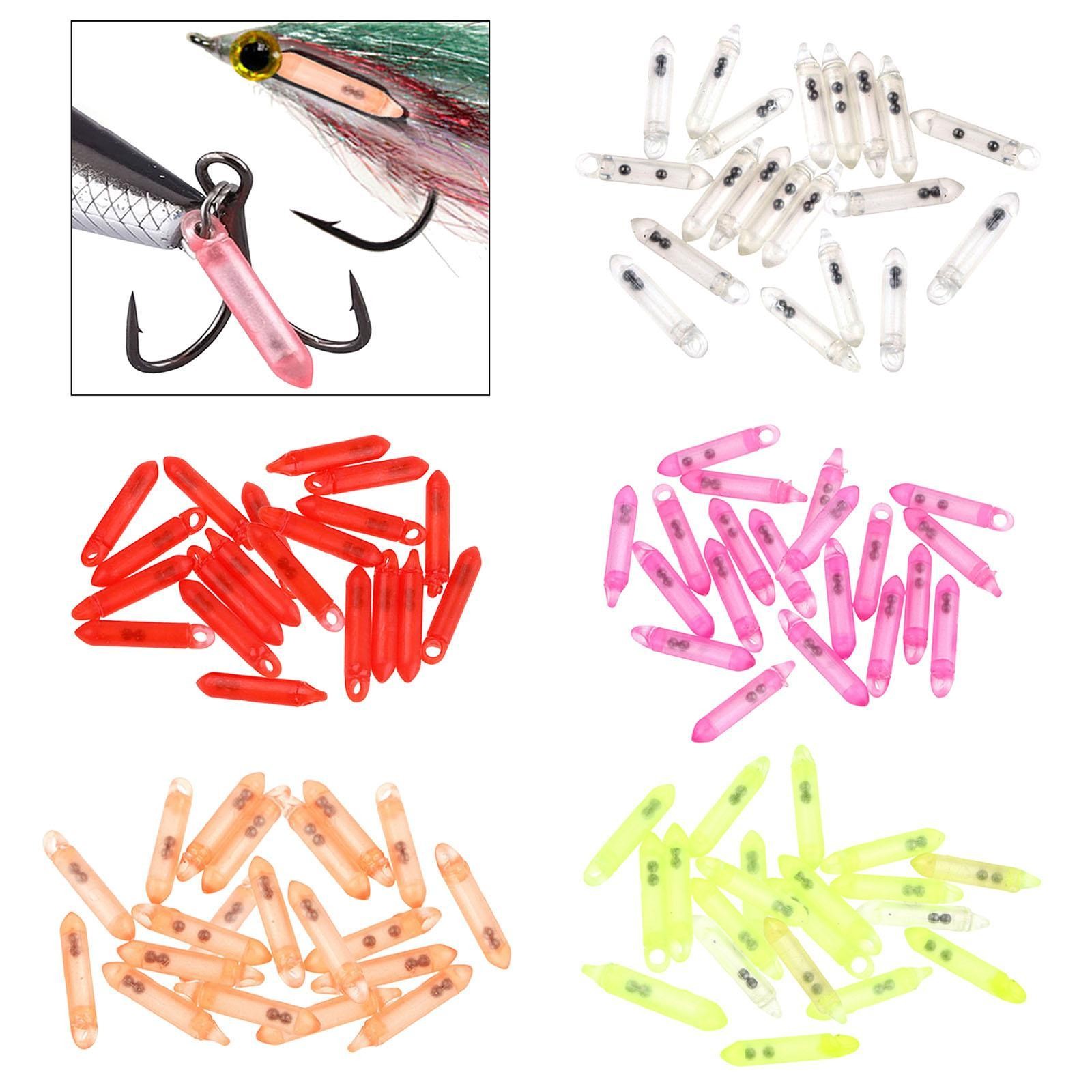 20x Fishing Rattles Insert Tube Rattles with Balls Inside Loud Sound Lightweight