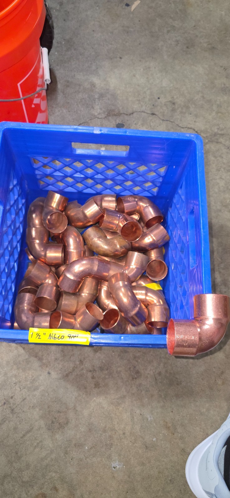 Nibco 907 1-1/2" CXC WROT COPPER 90°