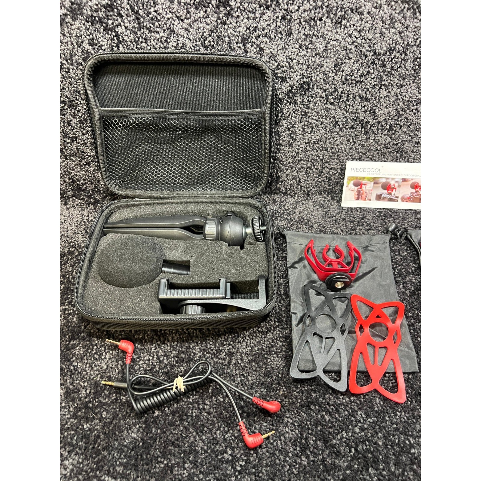 Piececool Smartphone Microphone Kit, Recording Studio Microphone Set