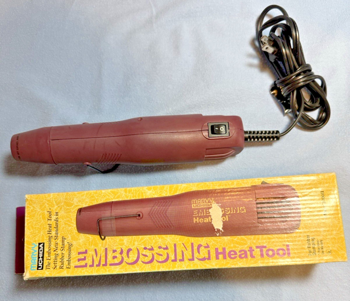 Marvy Uchida Embossing Heat Gun Tool Model 2000II Rubber Stamping Scrapbooking