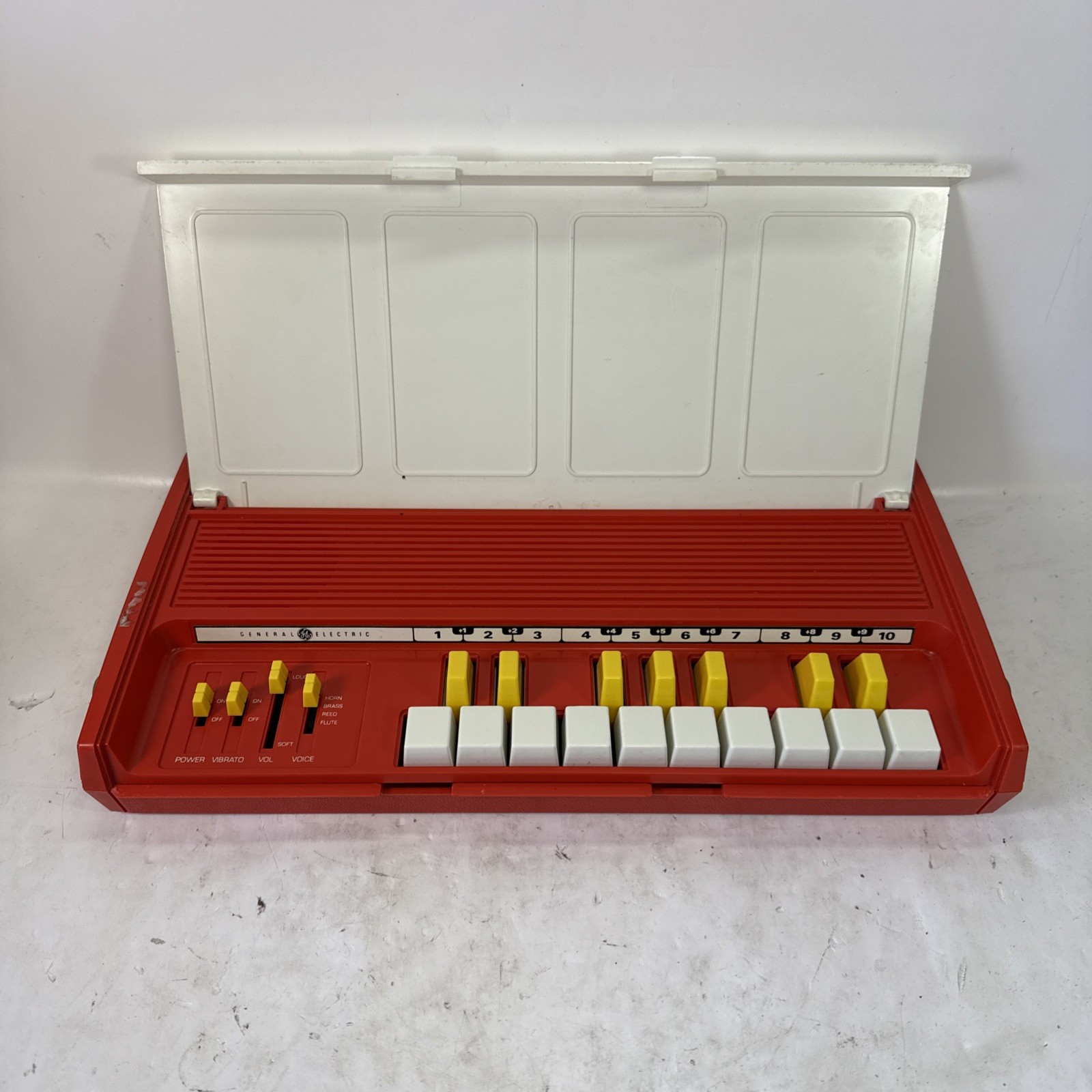 (PARTS/REPAIR) Vintage GE Tote a Tune Portable Keyboard Organ General Electric