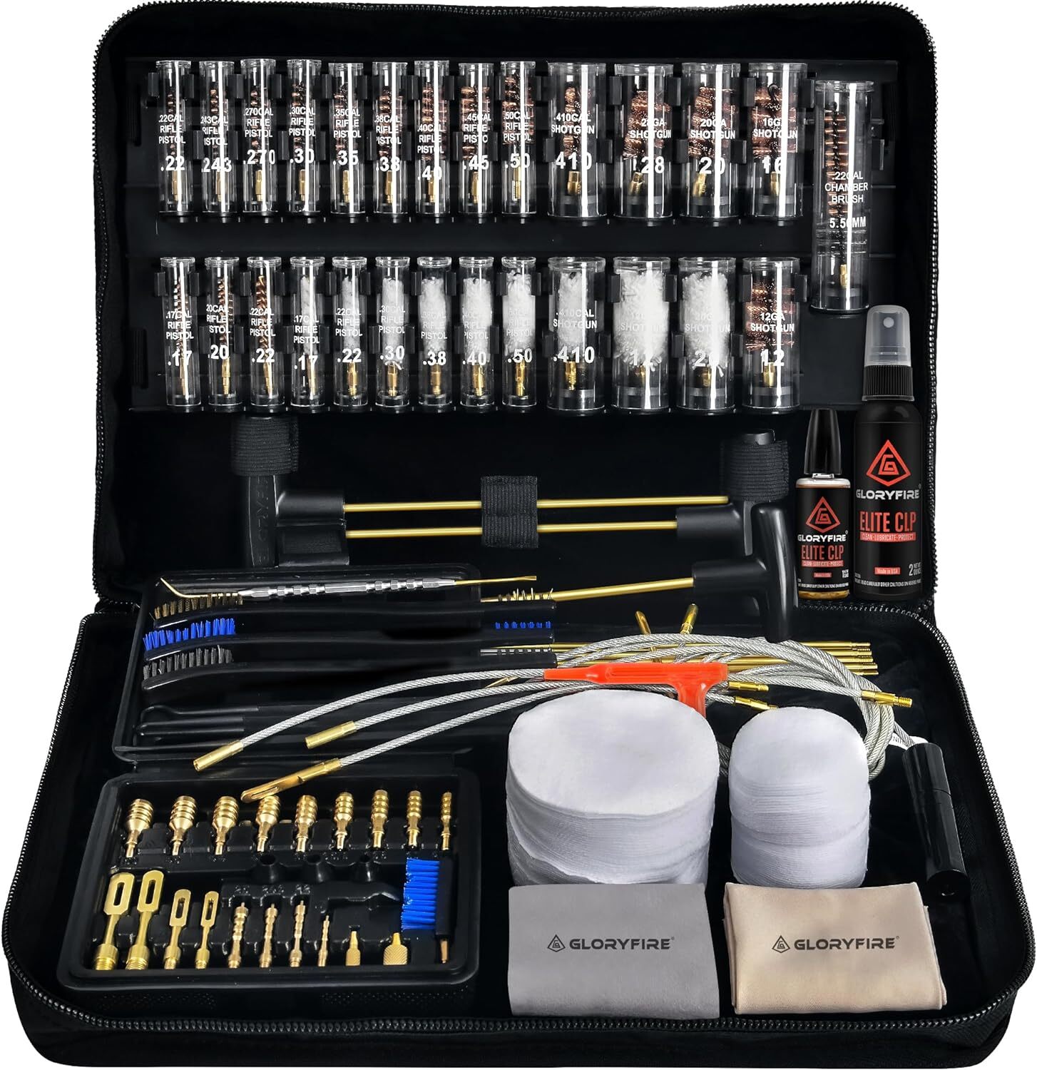 Gun Cleaning Kit Rifle Handgun Shotgun Pistol Cleaning Kit forAll Guns High-end