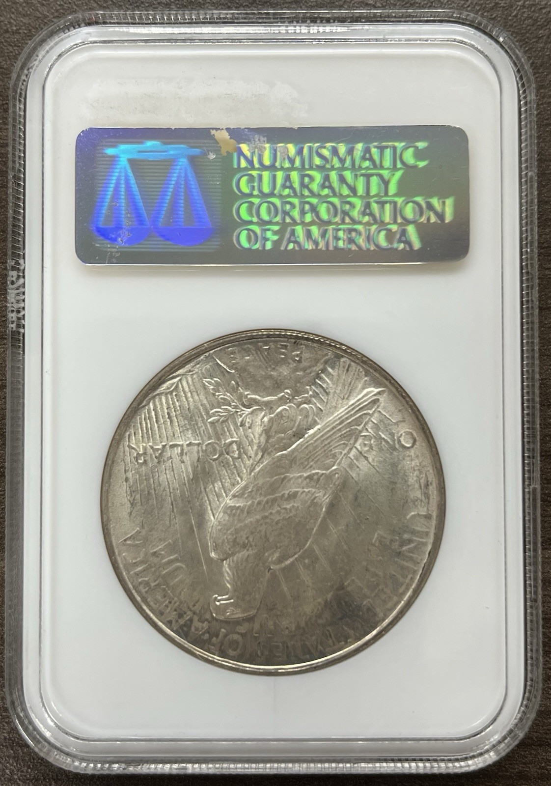 Old NGC Fatty Holder MS64 1922-P Peace Silver Dollar