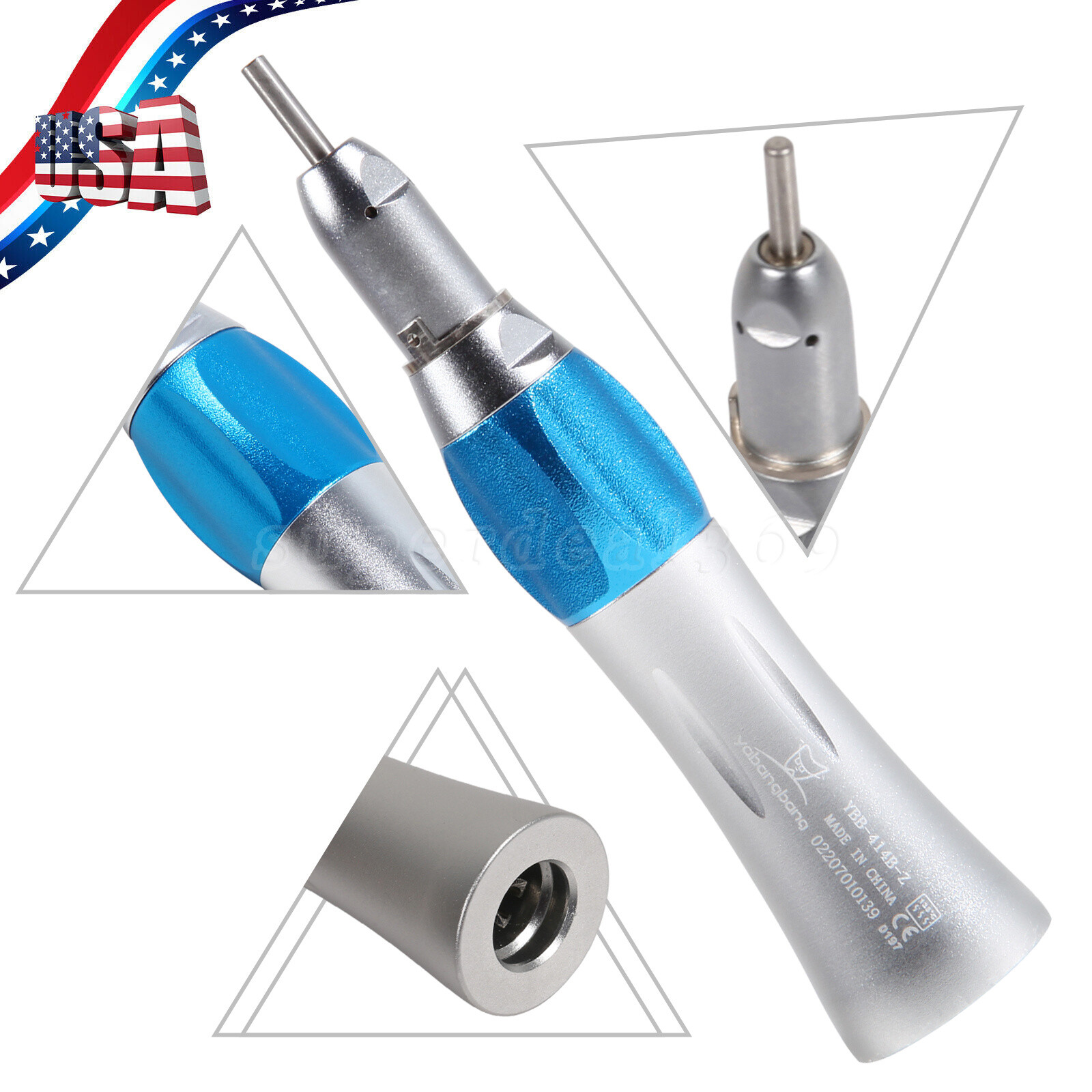 NSK Style Dental Low Speed Handpiece EX Straight Nosecone fit E-type Motor dr