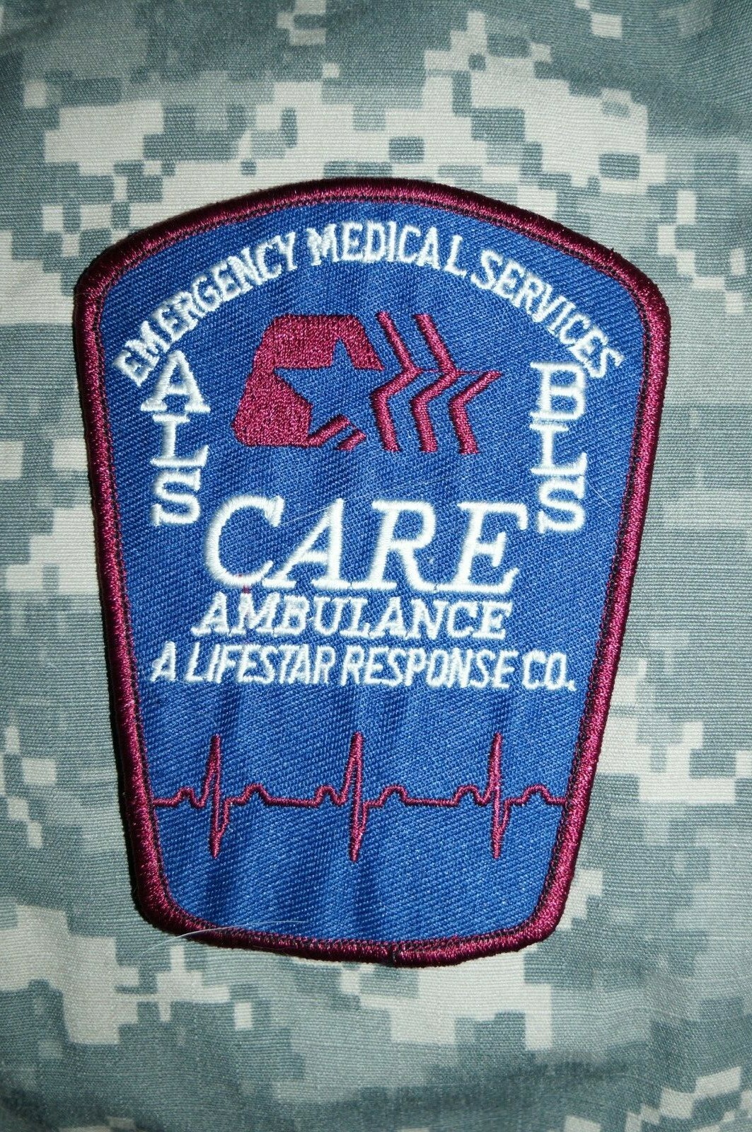 RARE NEW Emergency Medical Service Care Ambulance A Lifestar Response Co Patch