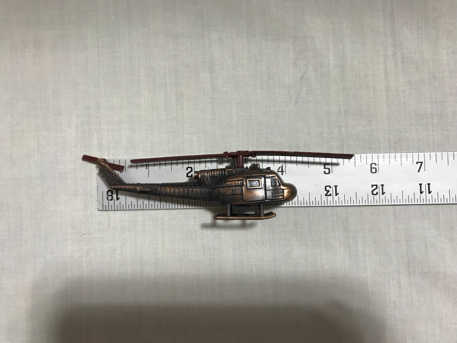 Die Cast Miniature Helicopter Pencil Sharpener