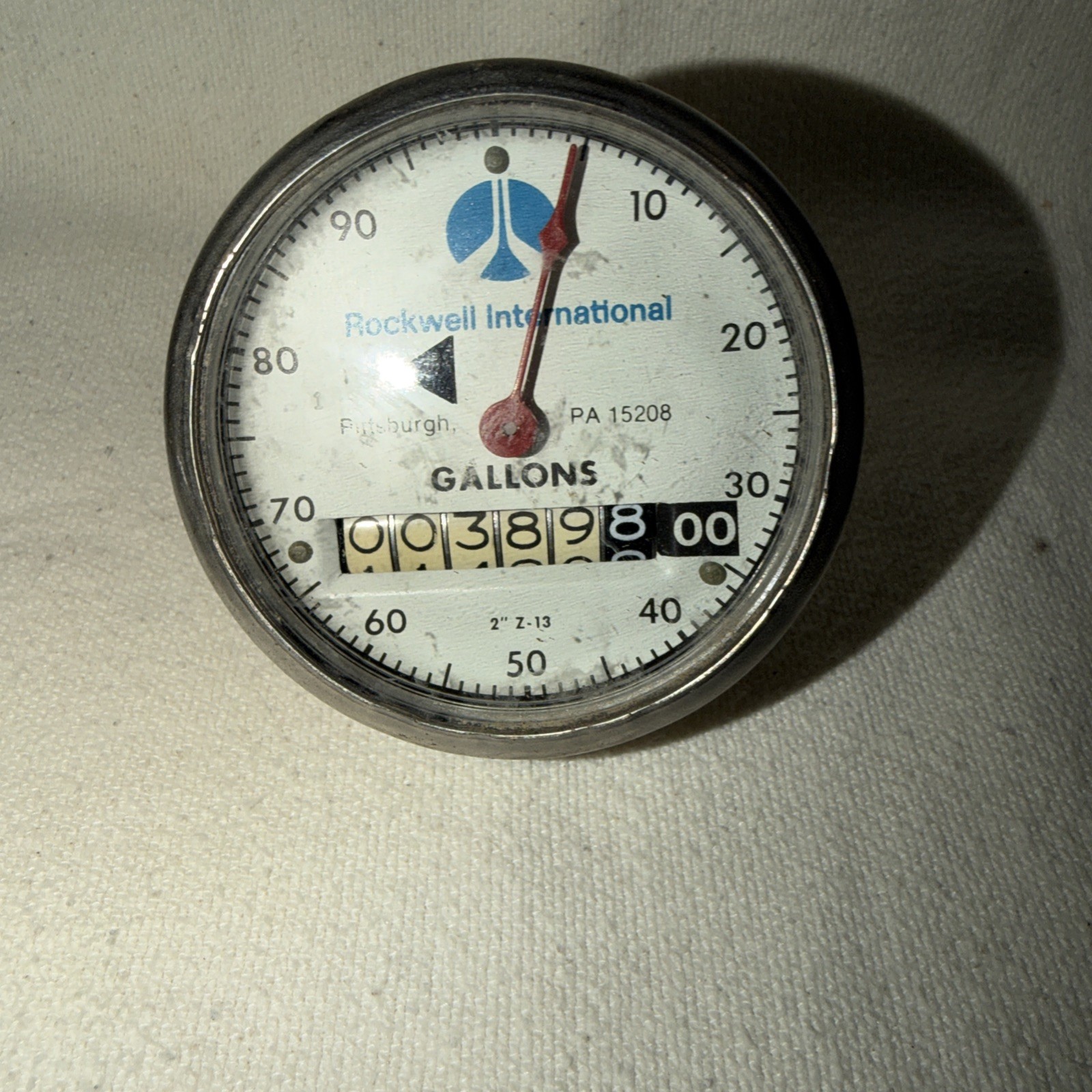Vintage plumbing Rockwell international￼ Gallons Water Reading W-2000