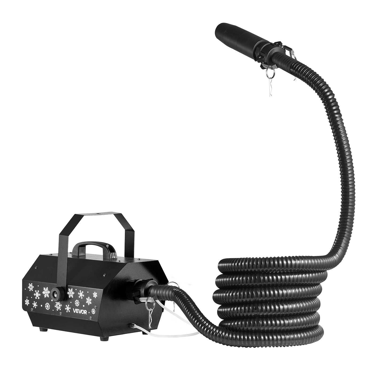 VEVOR Snow Machine 1300W Wireless Remote Control Handheld Hanging Snow Maker