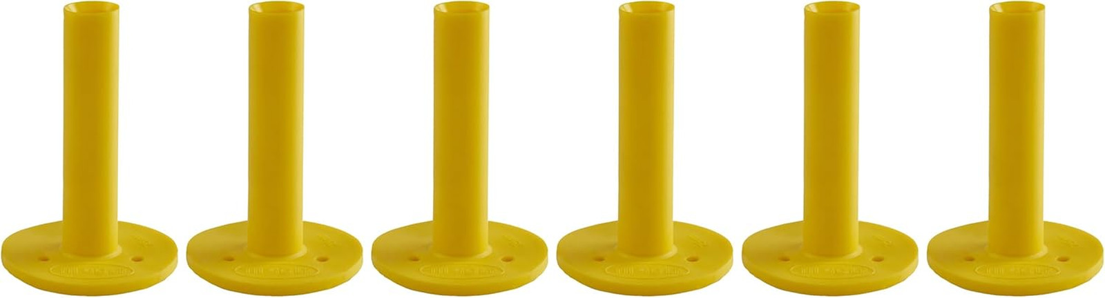 Premium Rubber Golf Tees – Pack of 6 – Durable, Long-Lasting Tees