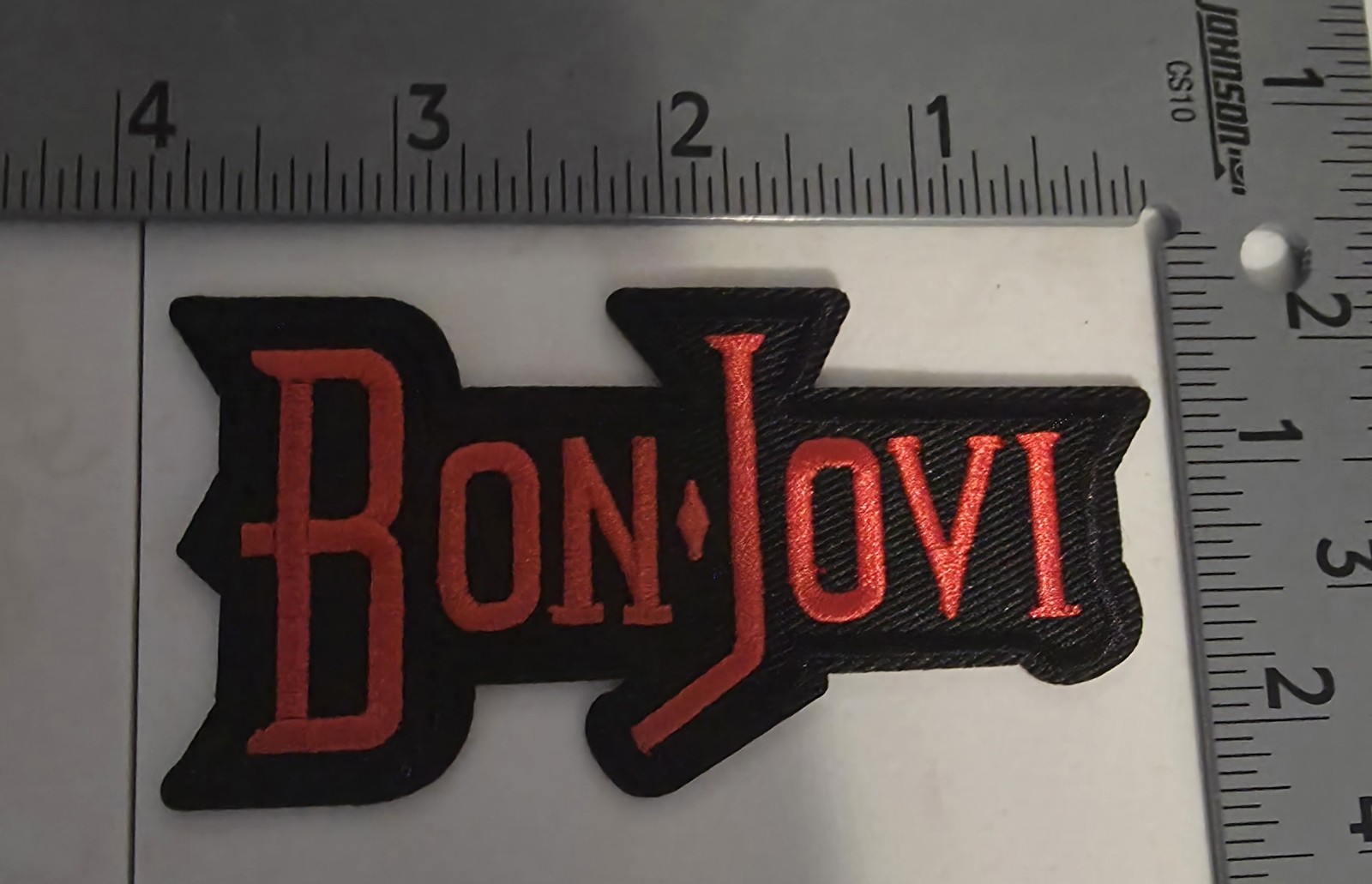 Bon Jovi Band Logo Embroidered  Sew/Iron On Patch
