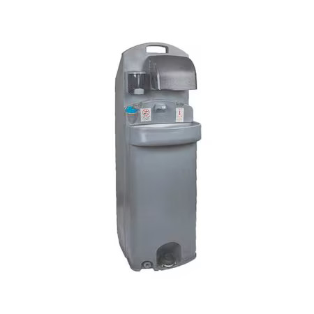 Polyjohn Psw3-1000 Single Foot Pedal, Gray, Portable Hand Washing Station