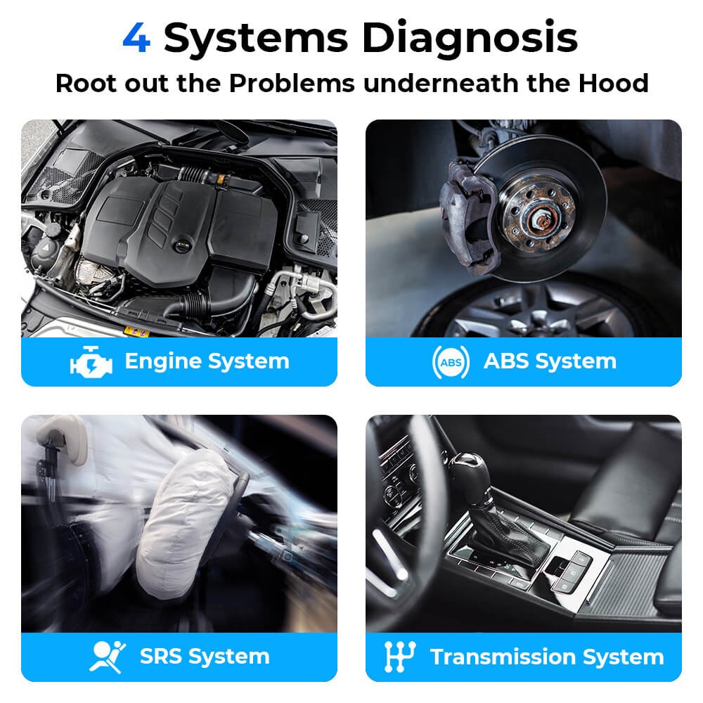 TOPDON AD500 Car Code Reader OBD2 Scan Smog Check Engine Fault Diagnostic Tool