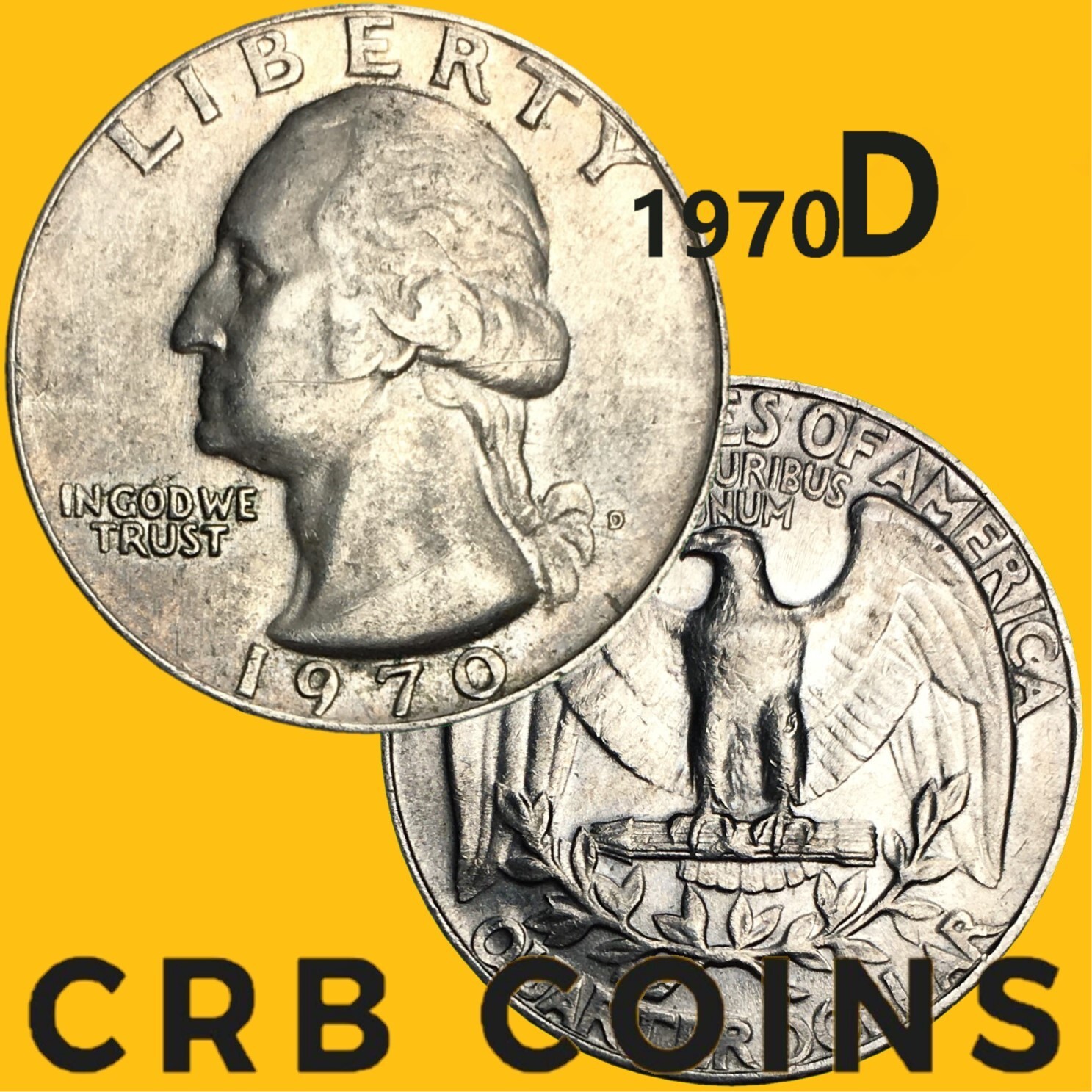 1970-D Washington Quarter - (Circulated XF or better) KM#164a - WQ70D