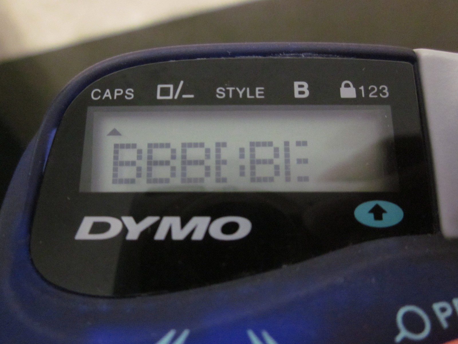 Dymo Letra Tag Blue 2000 Handheld Label Maker Printer