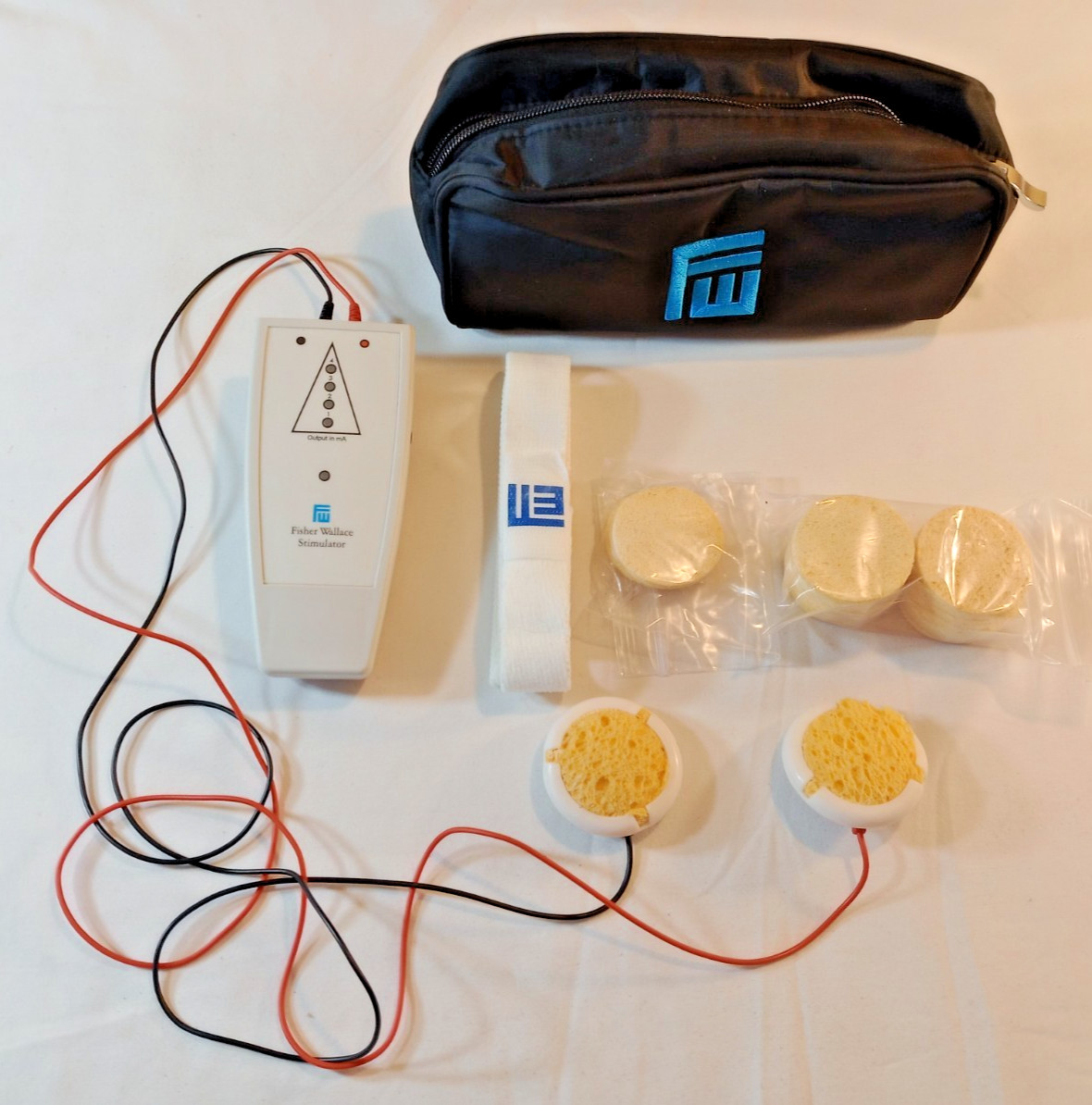 Fisher Wallace Stimulator Electrotherapy Device FW-100, Tested, W/ACCS. See Desc