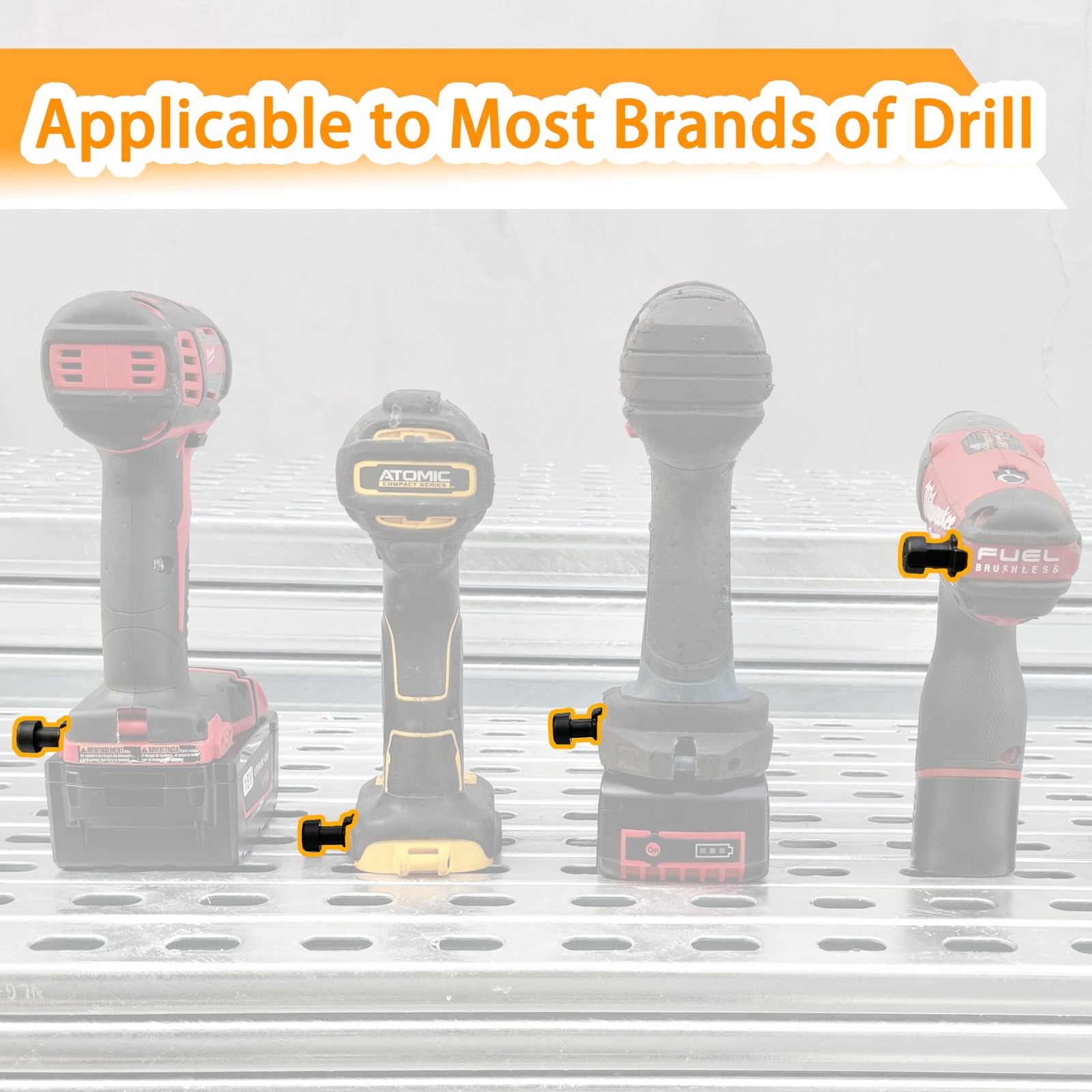 3-Pack Tool Holster Drill Pins, for Drill Holster