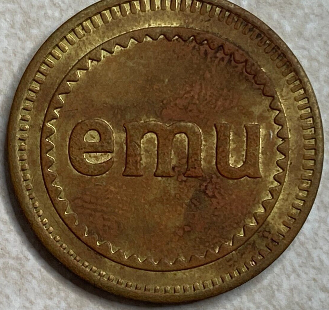 Emu Ypsilanti MI Michigan Arcade Trade Token T4825