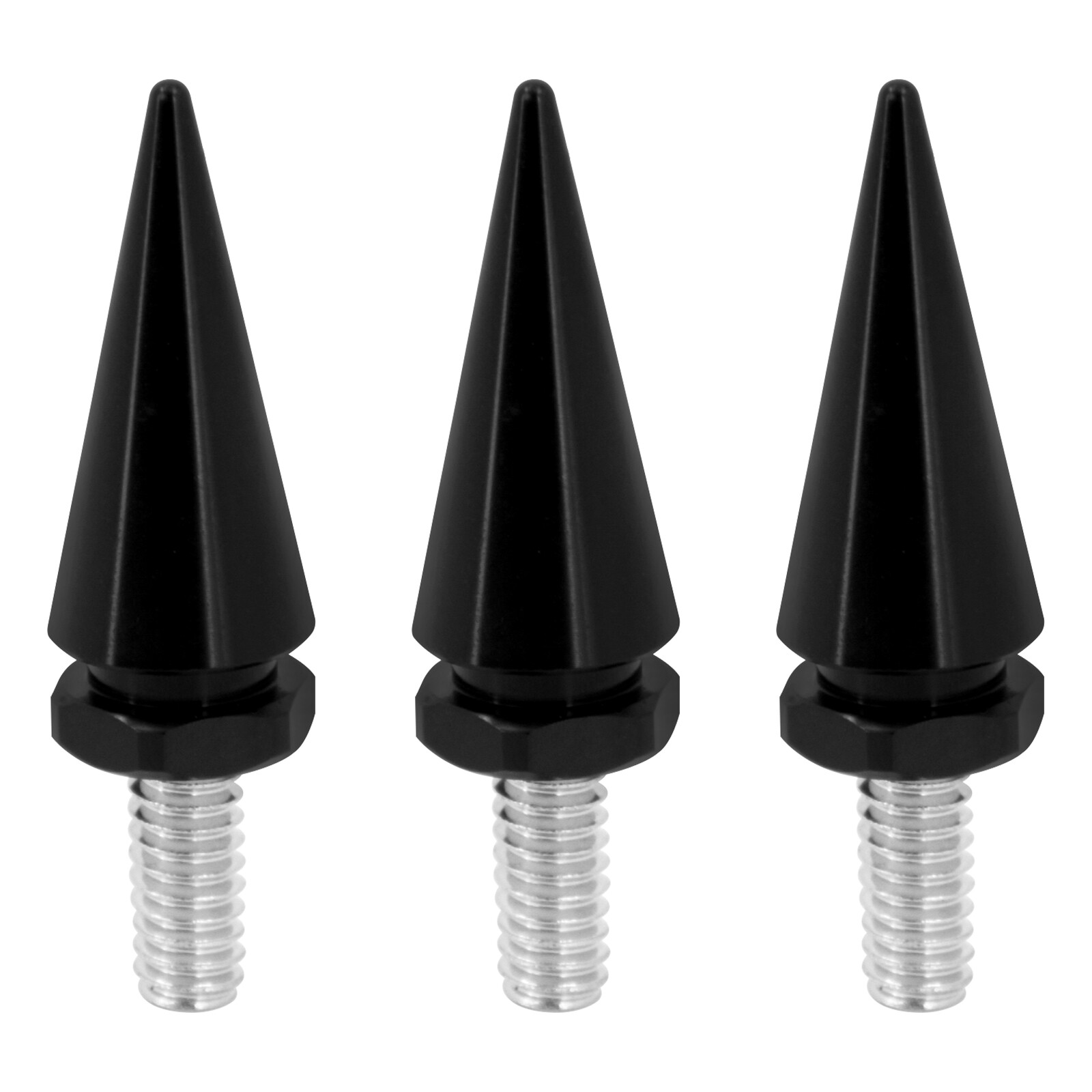 3xImpaler Spike Wind Black Screen Windshield Bolt For Electra Street Glide 96-13