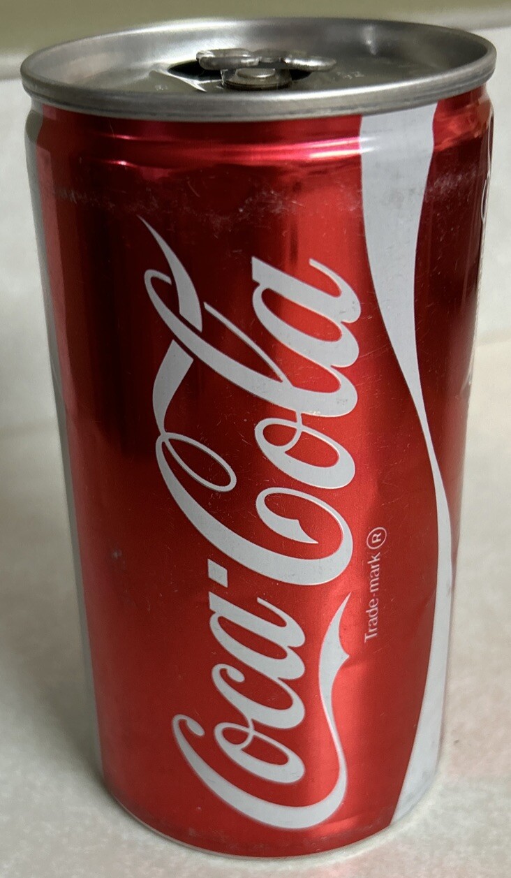 Vintage Coca-Cola 75th Anniversary All-Aluminum 12 Oz. Empty Pull Tab Soda Can