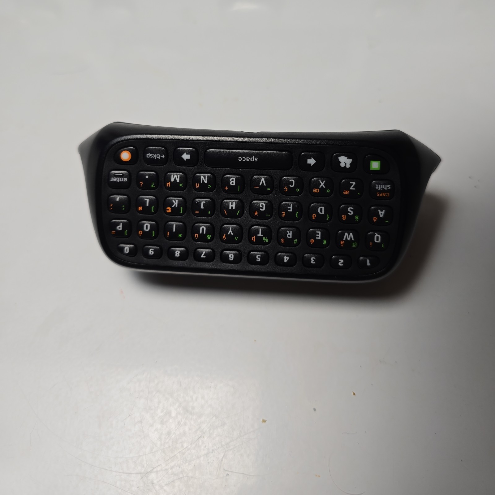 Microsoft Xbox 360 Keyboard Chat Pad - Black - Good Condition