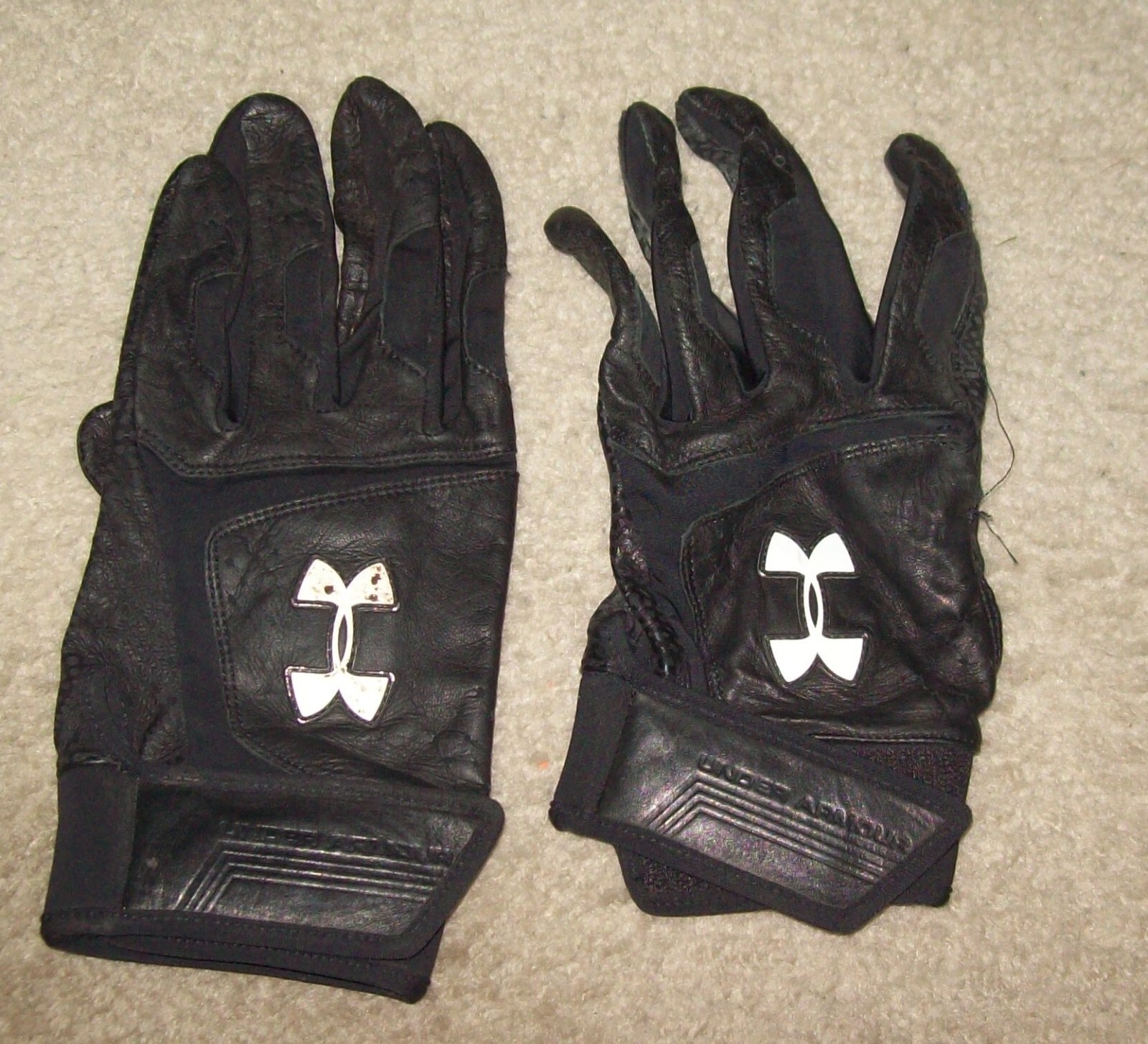 Two Luis Roberts Game Used Left handed Batting Gloves