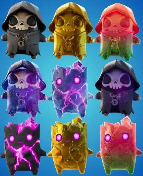 All Max Lvl5 ZeroPoint and Grim Sprites (Rare)