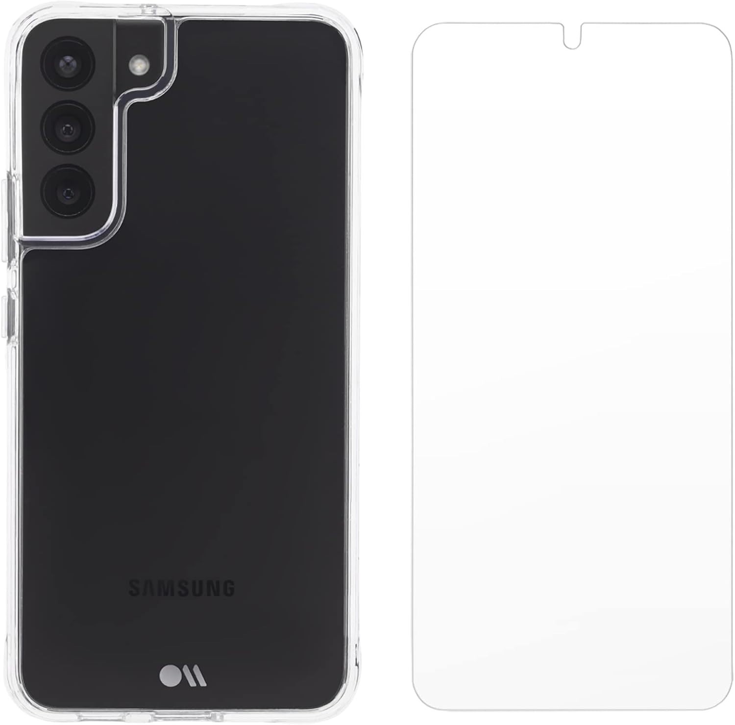 Pelican Clear Case w/ Screen Protector for Samsung Galaxy S22 5G – 10FT Drop