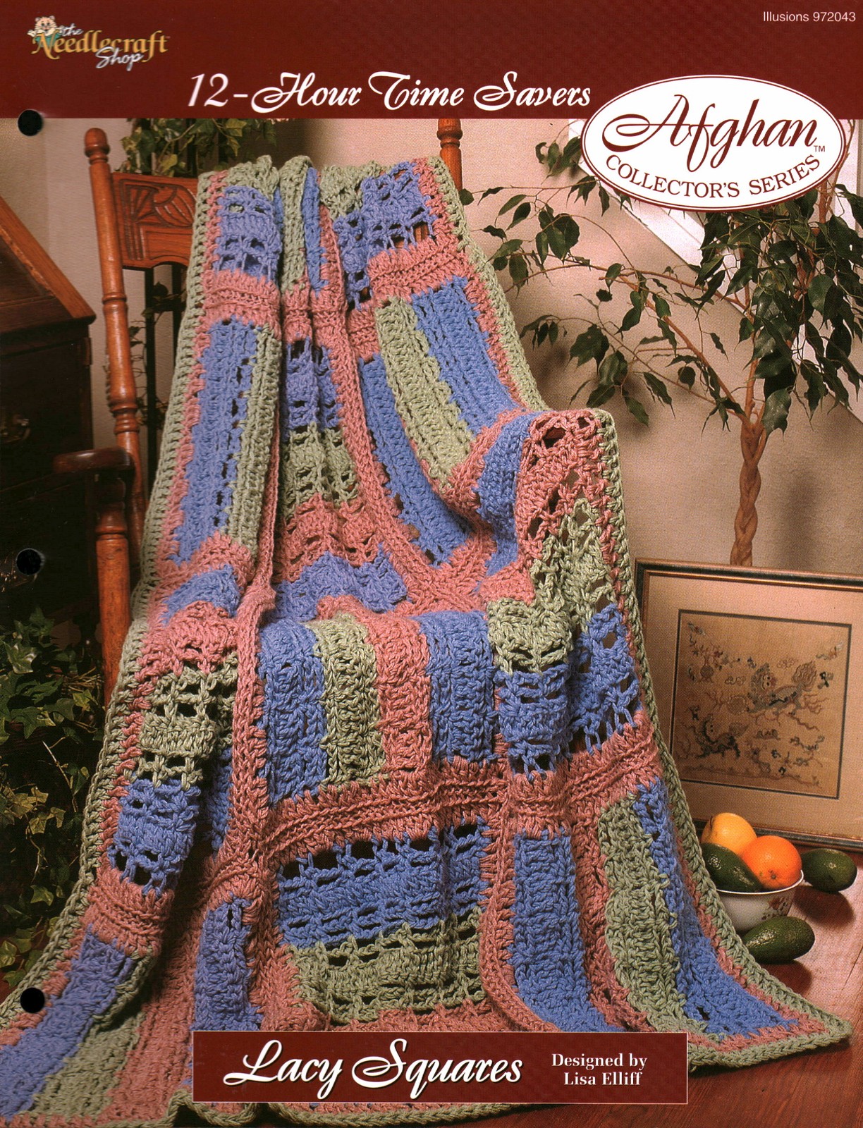 Lacy Squares - 12-Hour Savers | Needlecraft Shop Afghan Series 972043