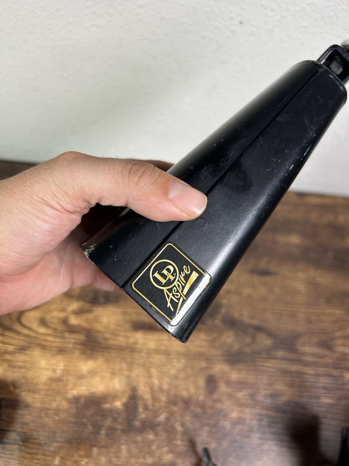 LP Aspire Cowbell Black- Drum Percussion