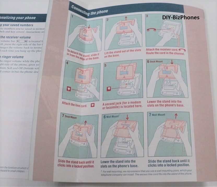 Nortel Lit Pack Button Kit for 8009 Phone Plastic Desi Paper User Guide