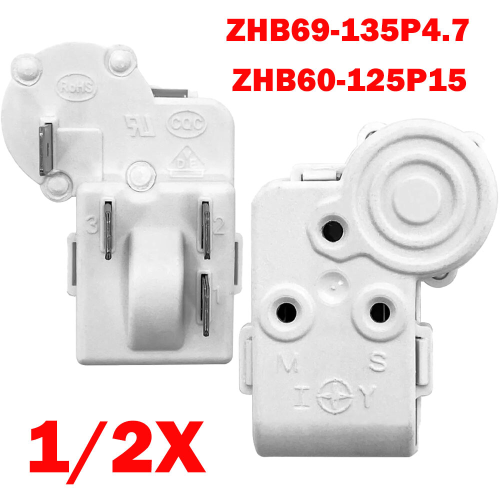 Overload Protection Relay for Refrigerator Freezer ZHB60-125P15 ZHB69-135P4.7