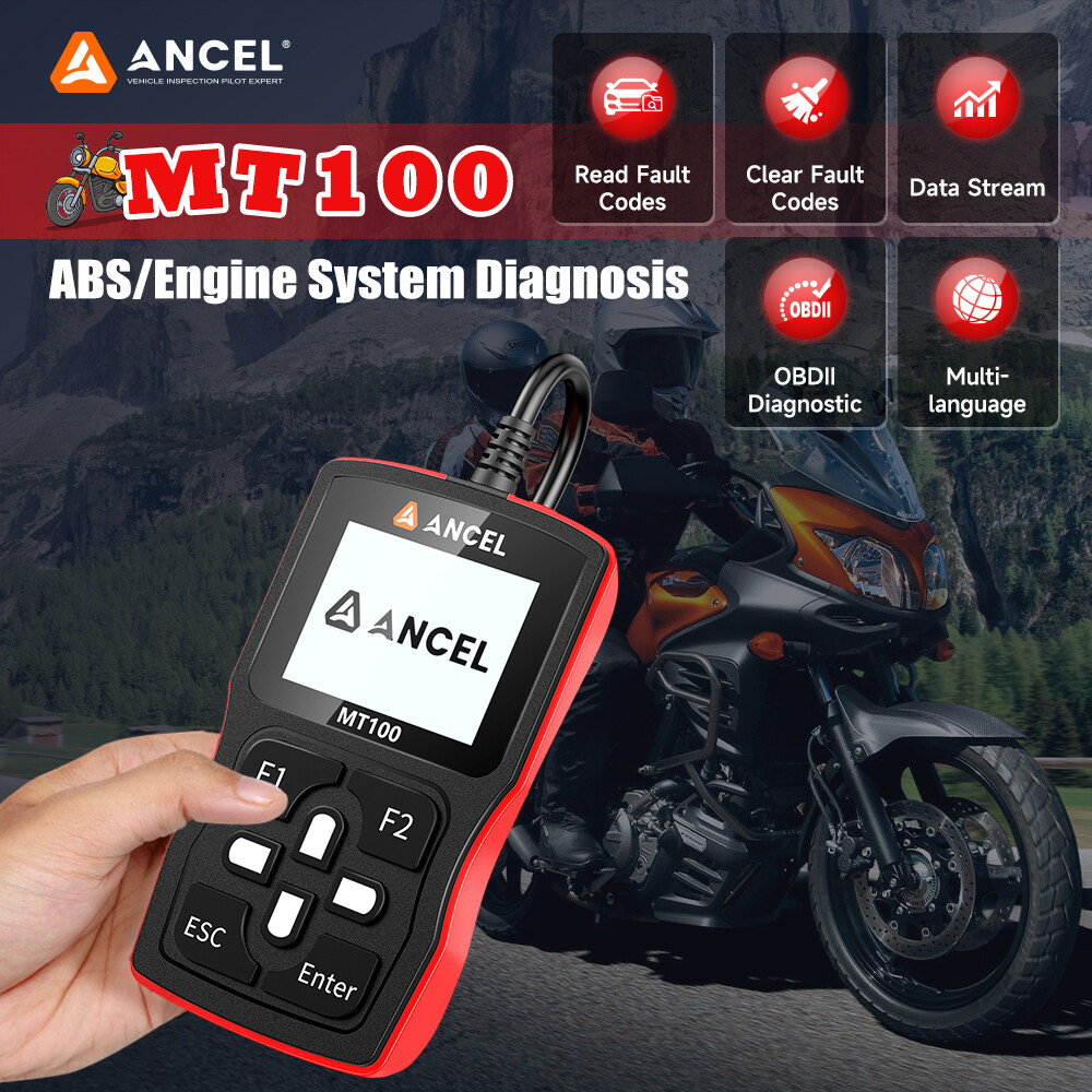 Fit for HONDA SUZUKI Motorcycle Scanner OBD2 Diagnostic Scan Tool Code Reader