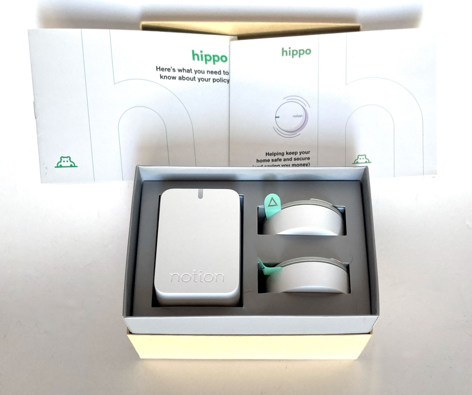 UNUSED Notion Home Security Monitoring Starter Kit - 2 Sensors & 1 Bridge Gen 3