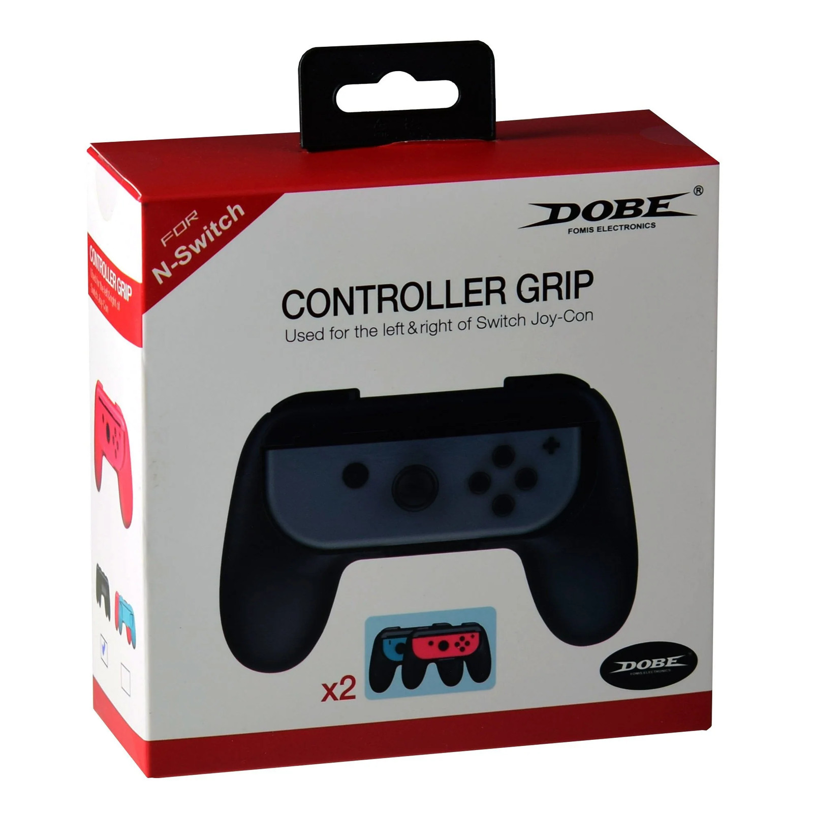 DOBE Black Left & Right Controller Grip for Nintendo Switch Joy-Con Controllers