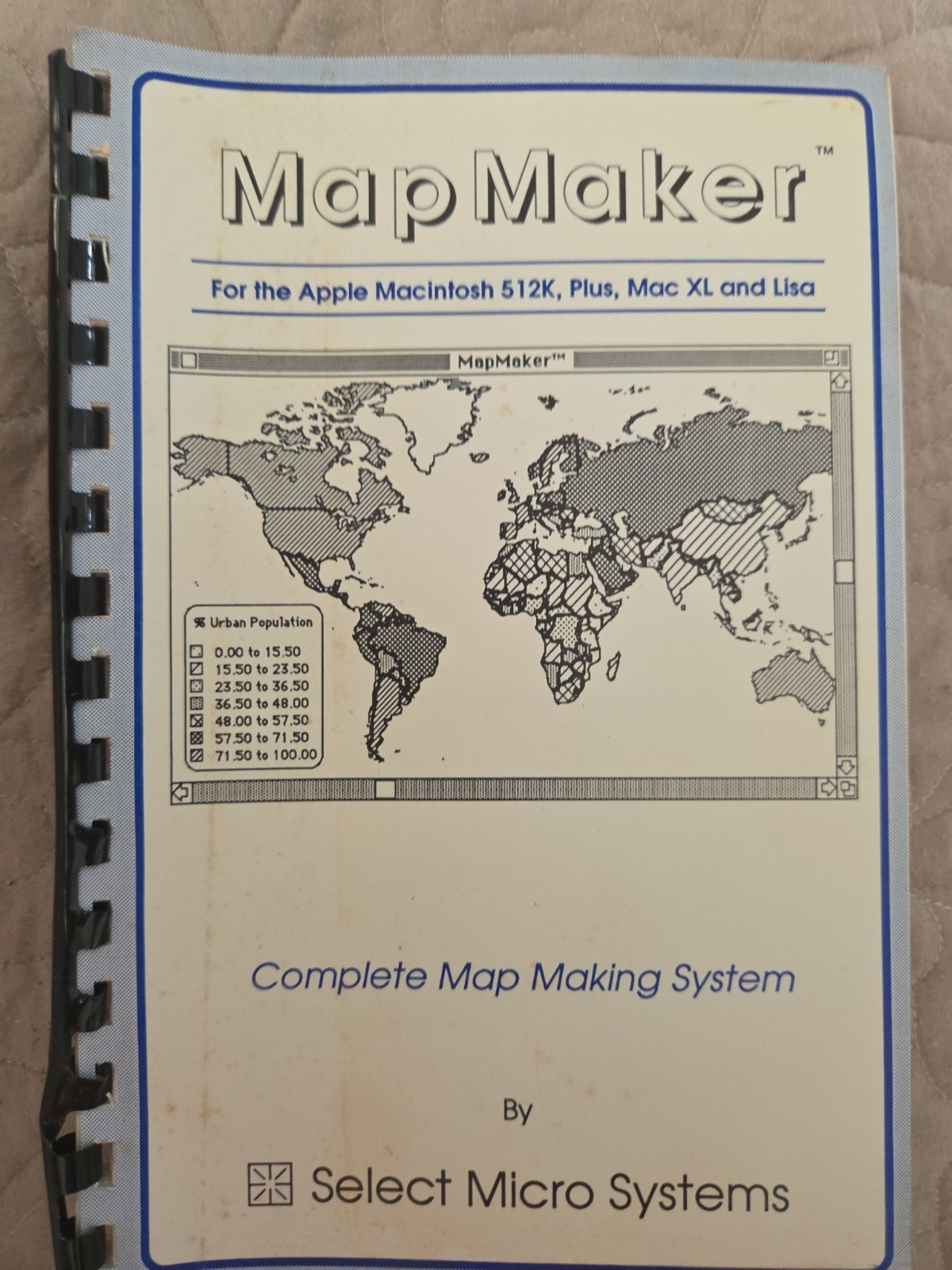 Mapmaker For APPLE MANUAL