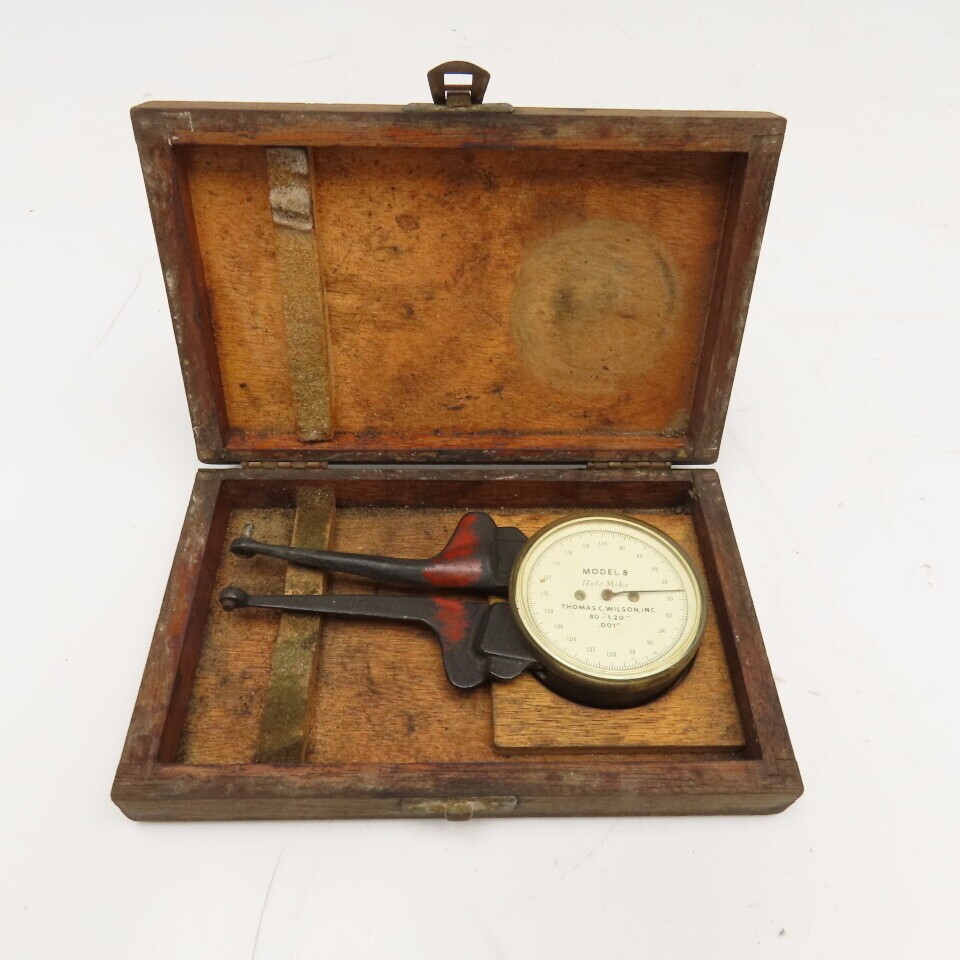 Thomas C Wilson Model 8 .80-1.20" Hole Mike Inside Micrometers