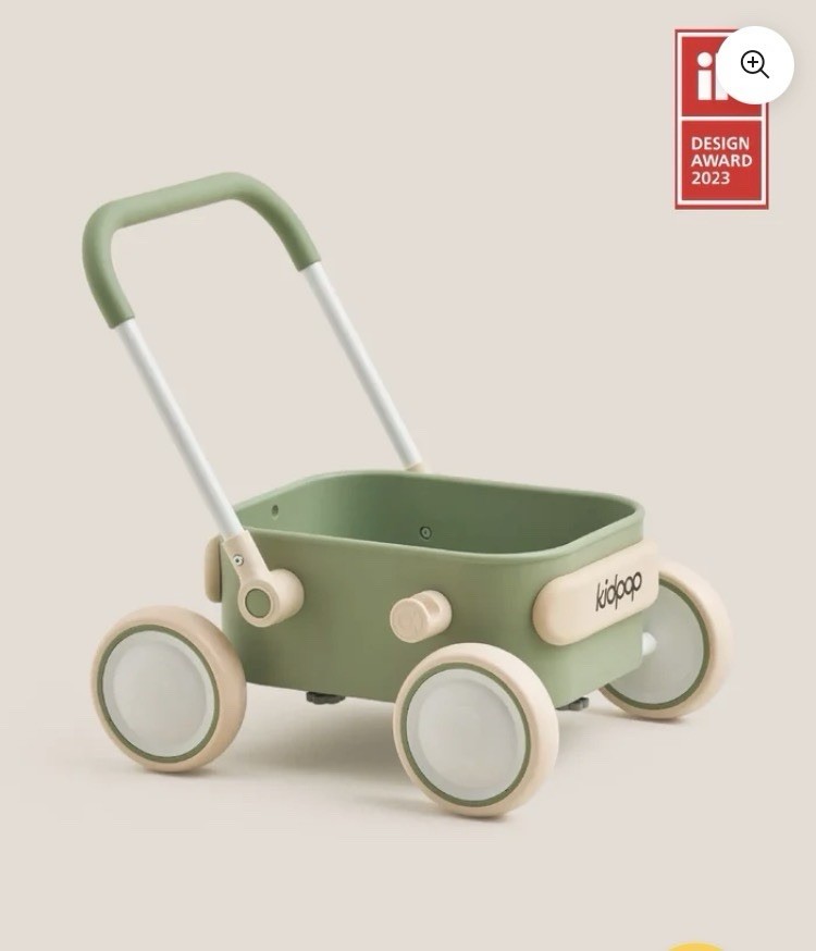 Kid pop 2 In 1 Push And Pull Along WAGON NEW Green KPD 4003C