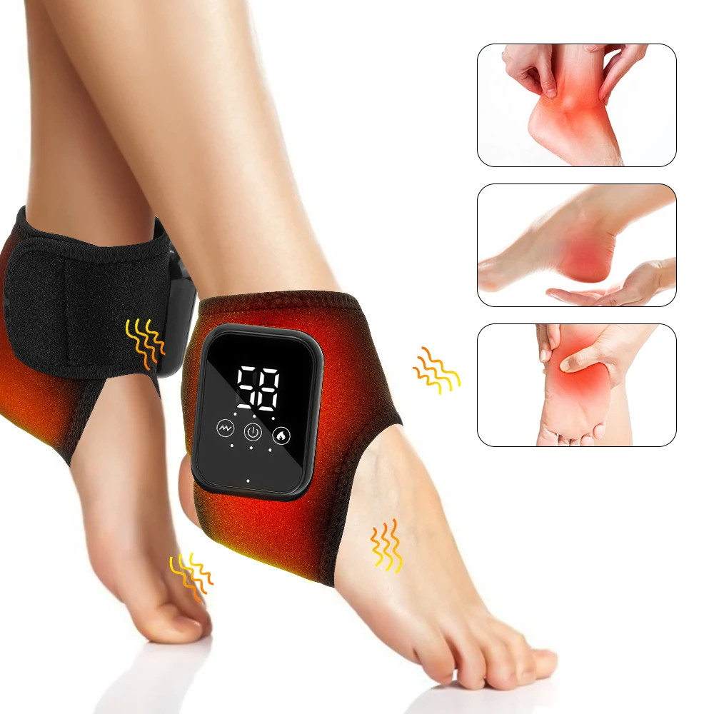 USB Foot Heat Massager with Vibration and Hot Compress for Daily Foot Care