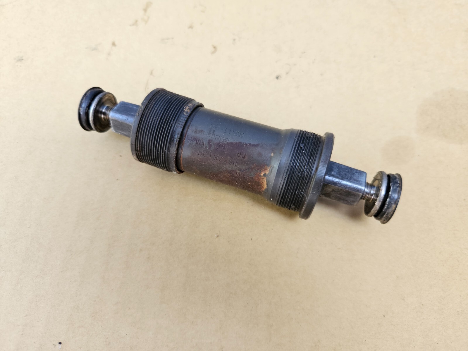 Vintage Shimano BB-LP26 Cartridge Bottom Bracket 73mm Shell 113mm Spindle Japan