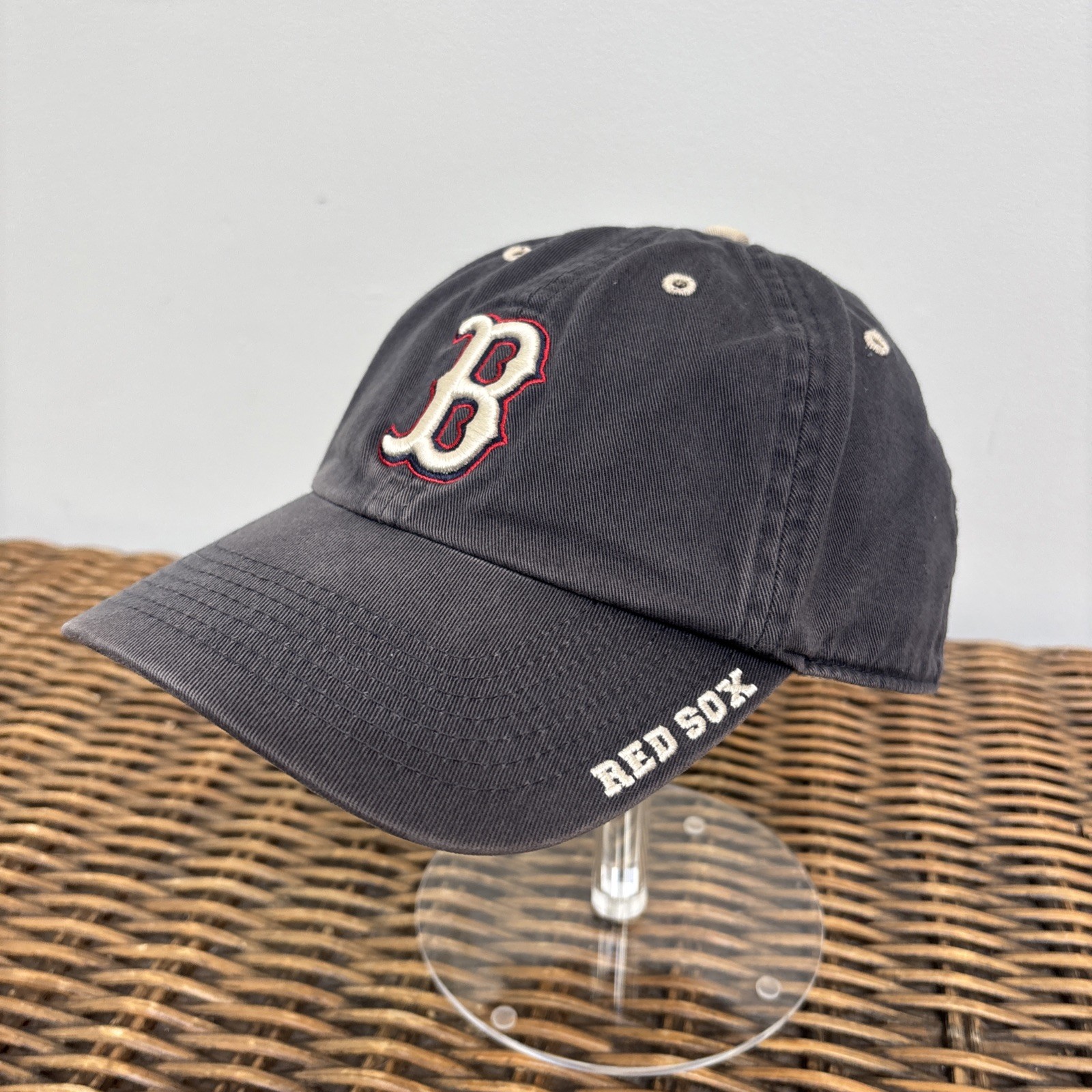 Boston Red Sox Hat Dad Cap Blue Adjustable Strap Cotton MLB Twins Enterprise