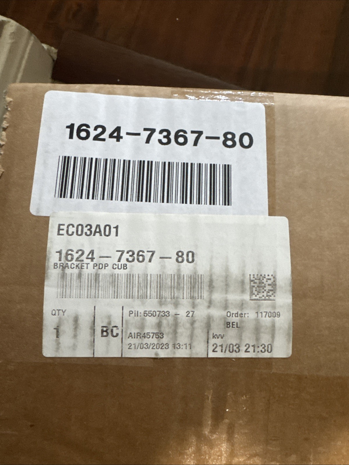 OEM Atlas Copco Bracket PDD Cub 1624-7367-80 1624736780 Cubicle Bracket
