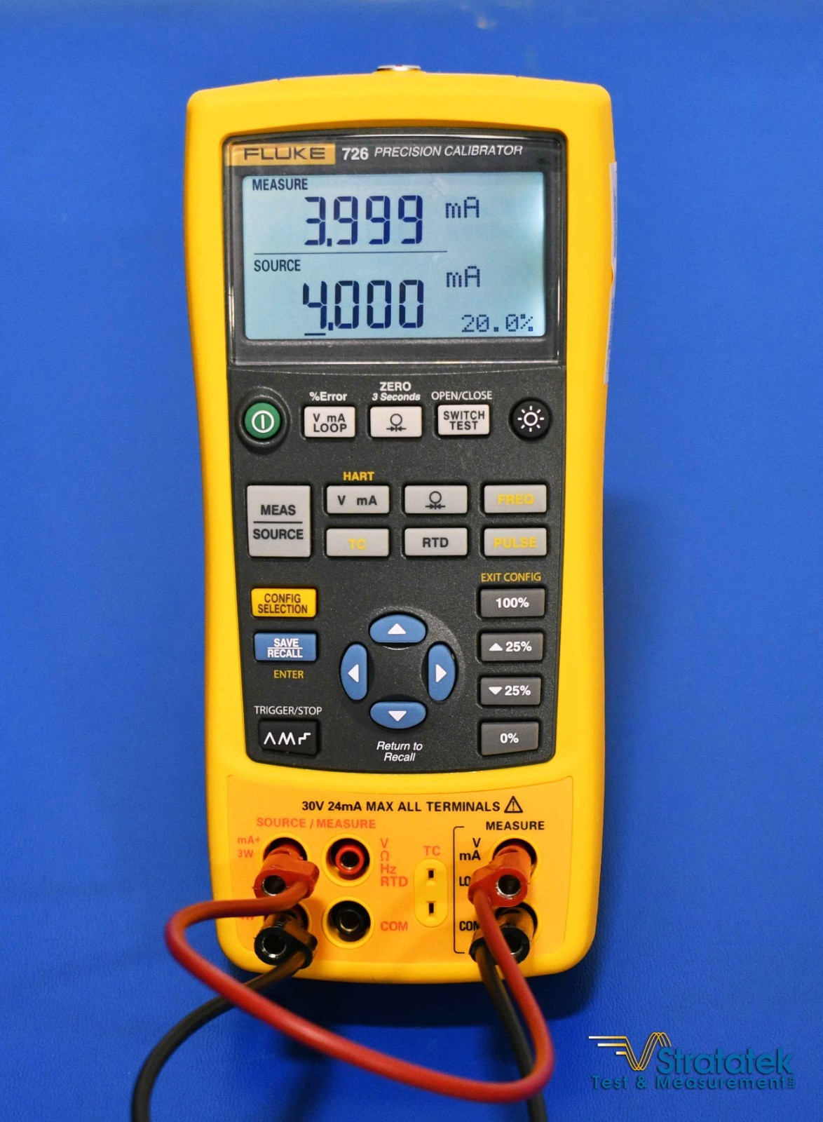Fluke 726 Multifunction Process Precision Calibrator - NIST Calibrated with Data