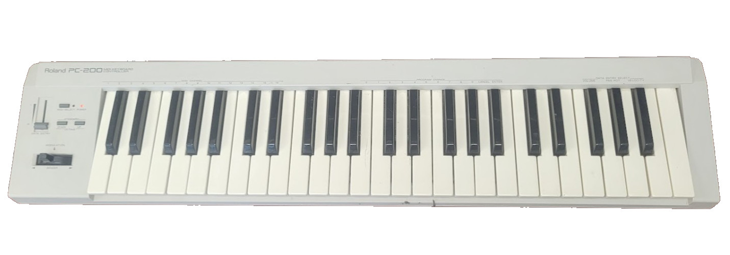 Vintage Roland PC-200 Midi Keyboard Controller Tested & Works #73