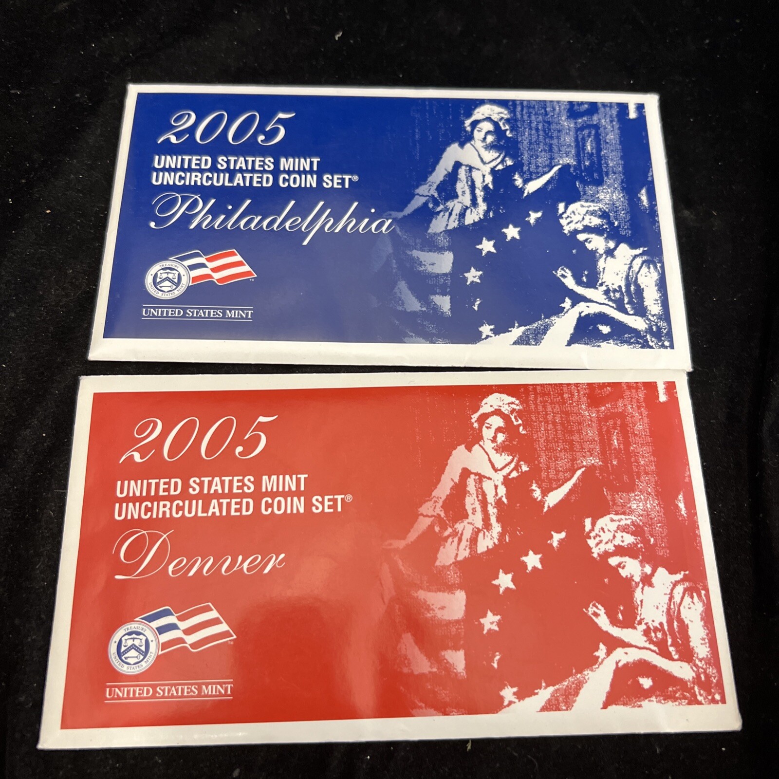 2005 Clad Uncirculated Set Philadelphia And Denver