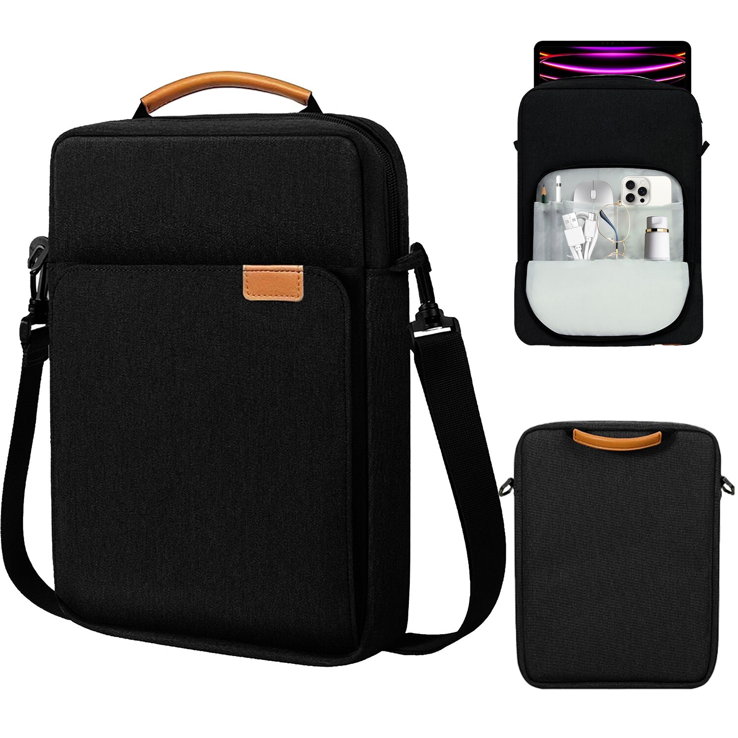 Shoulder Strap Laptop Bag Case Cover for 13 inch Apple/HP/Honor/Dell/Lenovo/Asus