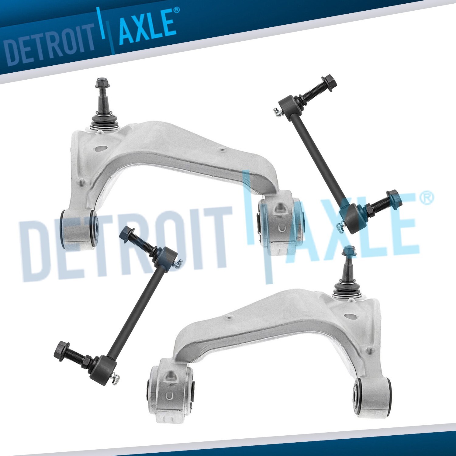 RWD Front Lower Control Arms w/Ball Joints Sway Bars for 2008-2015 Cadillac CTS