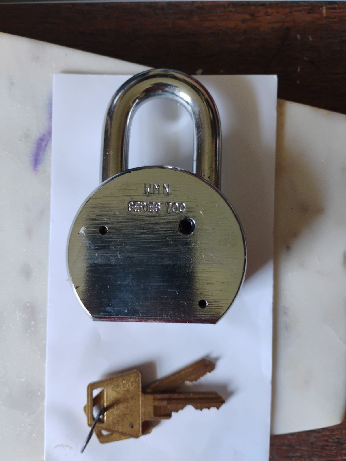 American Lock A700KA Solid Steel Body Padlock, With 2 Keys