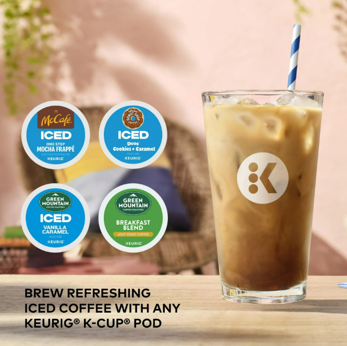 Keurig K-Express Essentials Plus Iced & Hot Coffee Maker Single Serve Black