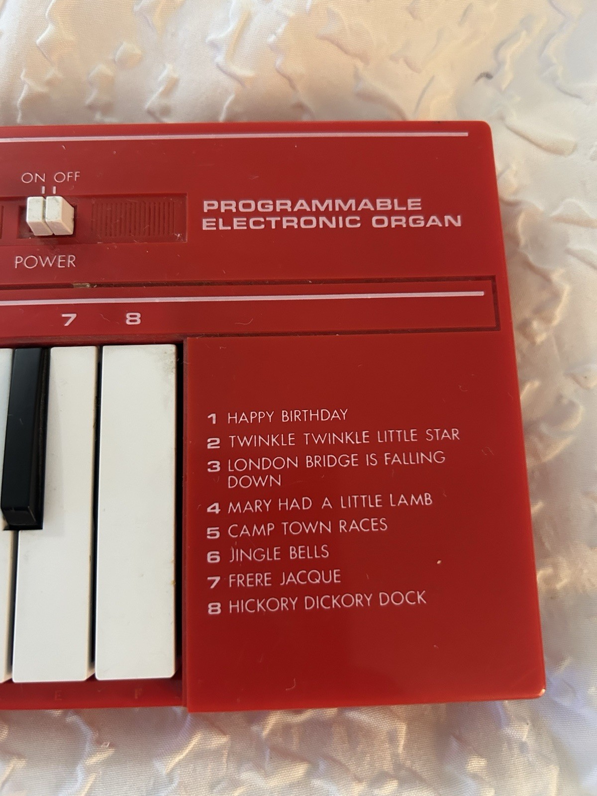 Radio Shack Programmable Electronic Organ Piano Vintage Tested Working